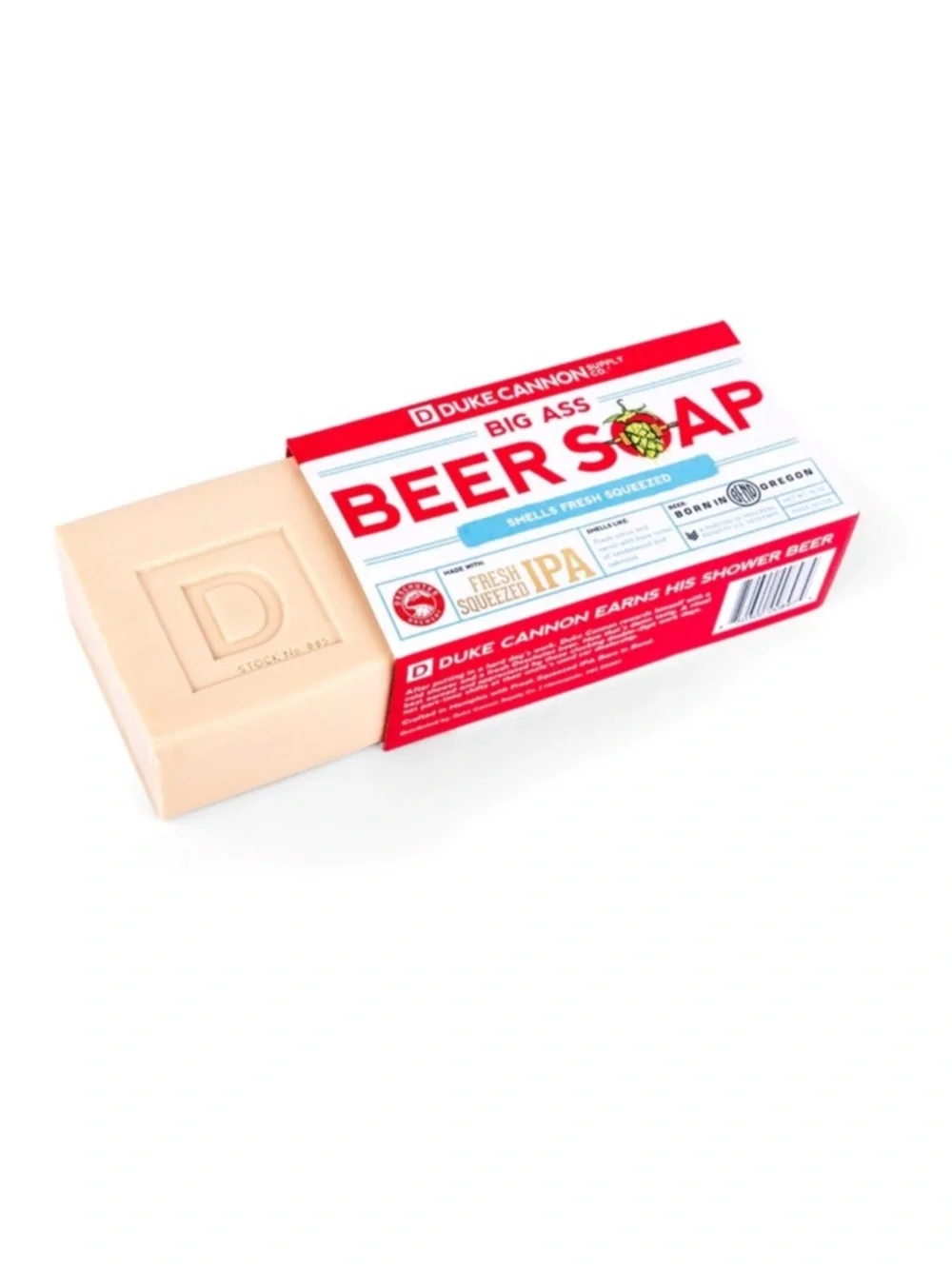 DUKE CANNON BIG BEER SOAP FRESH SQUEEZED IPA 10oz NIB